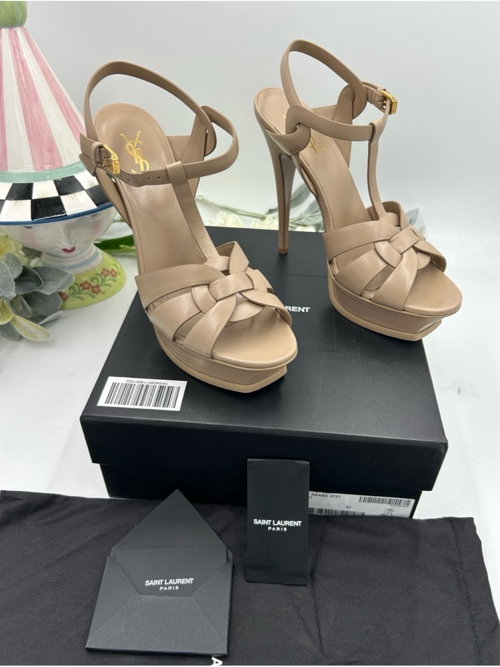 Women's Saint Laurent tribute platform sandals size 42 fits 11
US made in Italy - Picture 7 of 7